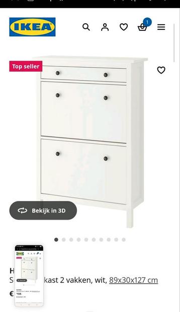 Ikea HEMNES schoenenkast beschikbaar voor biedingen
