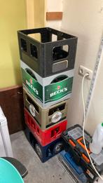 Verschillende lege bierkratten, Verzamelen, Biermerken, Ophalen of Verzenden, Gebruikt, Grolsch