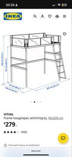 IKEA Hoogslaper, Gebruikt, Eenpersoons, 160 tot 180 cm, Ophalen of Verzenden