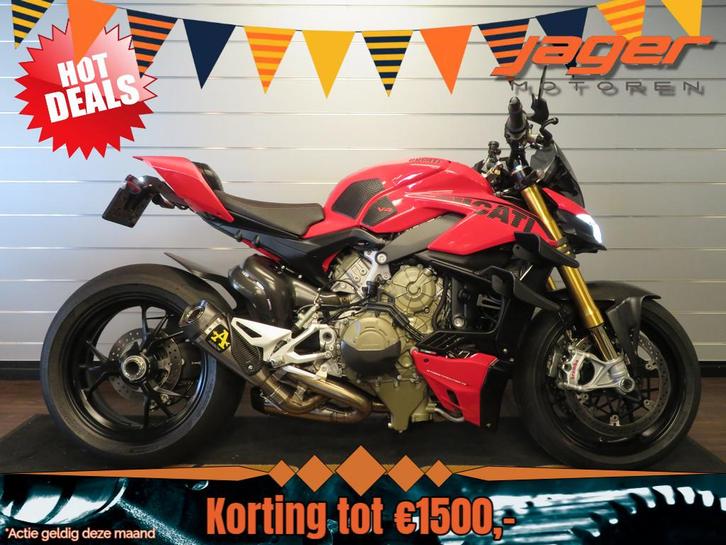 Ducati STREETFIGHTER V4S NIEUWSTAAT! HIST (bj 2020), Motoren, Motoren | Ducati, Bedrijf, Naked bike