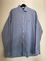 Polo Ralph Lauren striped shirt, Gedragen, Blauw, Halswijdte 43/44 (XL), Polo Ralph Lauren