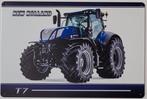 New Holland T7 tractor reclamebord van metaal wandbord deco, Verzamelen, Reclamebord, Info@deconoord.nl, Deco Noord, Nieuw