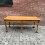 Grenen houten eetkamertafel presentatietafel, Ophalen, Gebruikt, 50 tot 100 cm, Vijf personen of meer