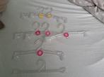 7 kleding hangers plastic voor bh lingerie, Ophalen of Verzenden, Gebruikt, Kunststof