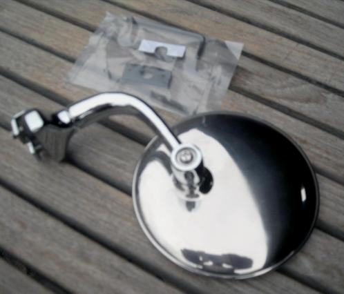 Chrome oldtimer klemspiegel, Auto diversen, Auto-accessoires, Nieuw, Ophalen of Verzenden
