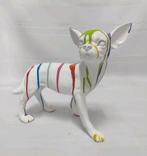 Chihuahua drip art decoratie beeld. Wit drip art, Ophalen, Nieuw, Dier