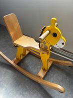 Houten Hobbelpaard Giraffe, Ophalen, Zo goed als nieuw, Rij- of Hobbelspeelgoed