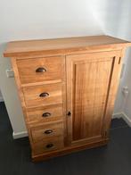 Teakhouten Tv Kast & Halfhoge Kast, Huis en Inrichting, Kasten | Kledingkasten, Ophalen, Gebruikt, 100 tot 150 cm, Teakhout