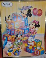 Zeldzame jaren '80 Disney Mickey Mouse ingelijste poster, Ophalen of Verzenden, Zo goed als nieuw