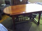 Antiek mahonie salontafel, Ophalen, Gebruikt, 100 tot 150 cm, Eikenhout