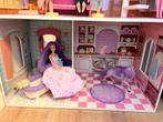 Kidkraft Barbiehuis met meubels, paard, hond en poppen, Ophalen, Zo goed als nieuw, Poppenhuis