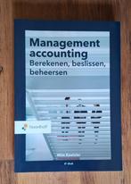 management accounting 9789001734602, Boeken, Ophalen of Verzenden, Zo goed als nieuw, HBO, Noordhoff Uitgevers