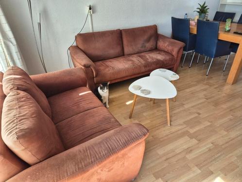 Bankstel, gratis af te halen, Huis en Inrichting, Banken | Complete zithoeken, Gebruikt, Ophalen