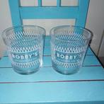 Bobby's schiedam dry gin glazen 2 stuks, Verzamelen, Glas en Borrelglaasjes, Ophalen, Zo goed als nieuw, Overige typen