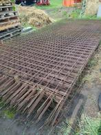 Partij grote betongaasmatten bouwstaalmatten, Doe-het-zelf en Verbouw, Metalen, Ophalen, Zo goed als nieuw, IJzer