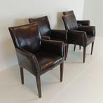 Prachtige schapenleren eetkamerstoelen (set van 4 stoelen), Antiek en Kunst, Antiek | Meubels | Stoelen en Banken, Ophalen