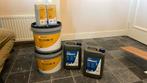 Parketlijm 2 componenten, 2 jerrycans primers, Doe-het-zelf en Verbouw, Verf, Beits en Lak, Minder dan 5 liter, Ophalen, Nieuw