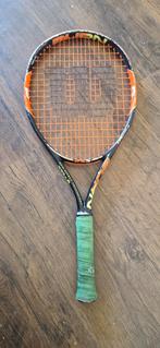 wilson burn 25s, Sport en Fitness, Ophalen of Verzenden, Gebruikt, Racket, Wilson