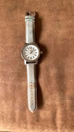 Horloge grote cijfers, Ophalen of Verzenden, Gebruikt, Leer, Overige merken