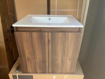 Badkamermeubel 60 cm incl wastafel - Nieuw - beschikbaar voor biedingen