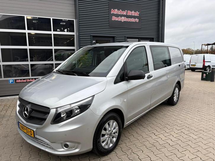 Mercedes-Benz Vito 116 CDI Lang Dubbele Cabine, Auto's, Bestelauto's, Bedrijf, Te koop, ABS, Achteruitrijcamera, Airbags, Centrale vergrendeling