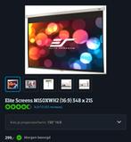 Te koop elite screens m150xwh2 (16:9) 348 x 215 z.g.a.n, Ophalen, Zo goed als nieuw, Overige technologieën