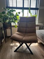 Fauteuil draaibaar cognac, Huis en Inrichting, Fauteuils, Ophalen, Zo goed als nieuw, 75 tot 100 cm, 50 tot 75 cm