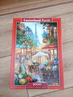 Sint/Kerst Tip:Castorland puzzel: Spring flowers Paris, Ophalen of Verzenden, 500 t/m 1500 stukjes, Zo goed als nieuw, Legpuzzel