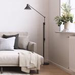 Kave Home Dione staande vloerlamp, Zwart metaal, Metaal, Spanje, Nieuw, Ophalen of Verzenden