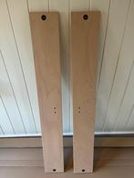 2x Auping Auronde 140 cm Breed Planken Neutraal Hout Kleur, Huis en Inrichting, Slaapkamer | Bedden, Ophalen, Gebruikt, Overige kleuren