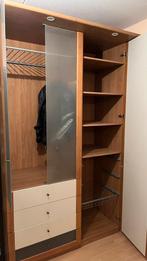 Kledingkast met glas, Huis en Inrichting, Kasten | Kledingkasten, Ophalen, Gebruikt, 100 tot 150 cm, 200 cm of meer