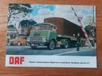 DAF Lichte tandemasser Opleggers Folder 1962 *Frans*, Boeken, Van Doorne's Automobielfabriek N.V., Ophalen of Verzenden, Zo goed als nieuw