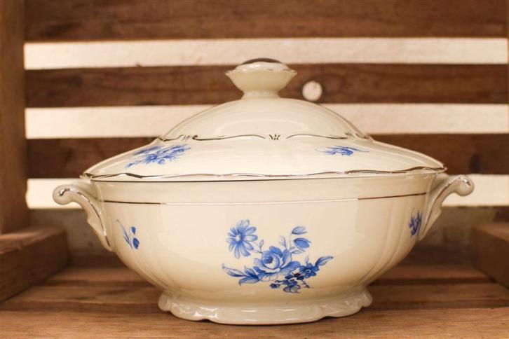 JGZ H handelsmerk porseleinen Afdekschaal 49798, Huis en Inrichting, Keuken | Servies, Gebruikt, Bord(en), Wedgwood, Aardewerk