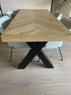 Mooie eethoektafel 170 x 80 cm, Huis en Inrichting, Tafels | Eettafels, Ophalen, Gebruikt, Eikenhout, 50 tot 100 cm