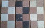 Italiaans verouderd marmer 10x10x1cm beige en/of rood, Nieuw, Minder dan 20 cm, 10 m² of meer, Vloertegels
