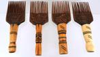 Afrikaanse Kam van bot/hout (161001-05tm08) Prijs per stuk!, Antiek en Kunst, Ophalen of Verzenden