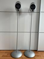 KEF KHT2005 'eitjes' speakers met stand, Ophalen of Verzenden, Gebruikt, Front, Rear of Stereo speakers, Overige merken