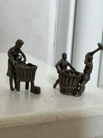 Zilver miniatuur wasvrouw -werkmannen, Antiek en Kunst, Antiek | Goud en Zilver, Ophalen of Verzenden, Zilver