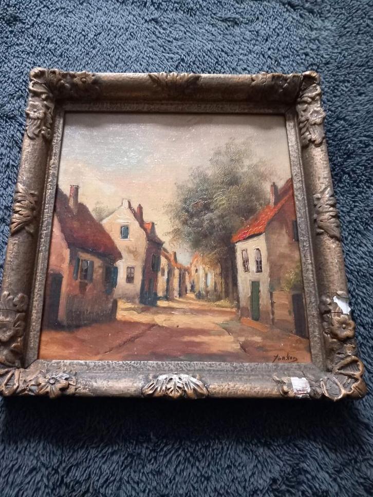 Oma's Schilderij met Omlijsting, Antiek en Kunst, Kunst | Schilderijen | Klassiek, Ophalen of Verzenden