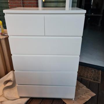 Nette ikea malm ladekast met 6 lades - afbeelding 1