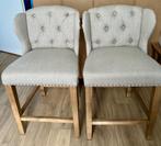 Rivièra Maison Barstoel Keith II Lowb Counterstool(2x), Gebruikt, Ophalen of Verzenden, 90 cm of meer, Hout