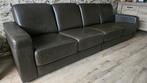 Bank leer groot, Huis en Inrichting, Banken | Bankstellen, Gebruikt, Ophalen of Verzenden, 200 tot 250 cm, Leer