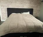 GRATIS: Eastborn boxspring 160x200, kleur bruin, Huis en Inrichting, Slaapkamer | Boxsprings, Ophalen, Gebruikt, Bruin, Tweepersoons