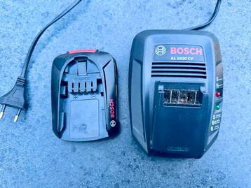Bosch 18V Accu 2.5Ah + Lader - Zo goed als nieuw beschikbaar voor biedingen
