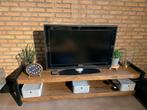 Industrieel Tv Meubel Eikenhout & Staal, Ophalen, 150 tot 200 cm, Eikenhout, Zo goed als nieuw