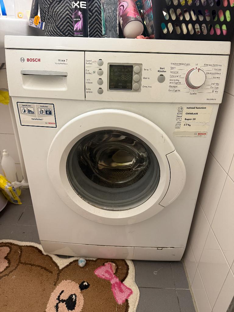 Bosch wasmachine ZSM OPHALEN!, Ophalen, Gebruikt, 1200 tot 1600 toeren, 85 tot 90 cm