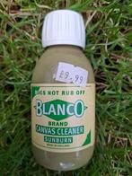 Blanco Brand Canvas Cleaner 100ml Sunburn Groen WW2, Ophalen, Landmacht, Duitsland, Overige typen