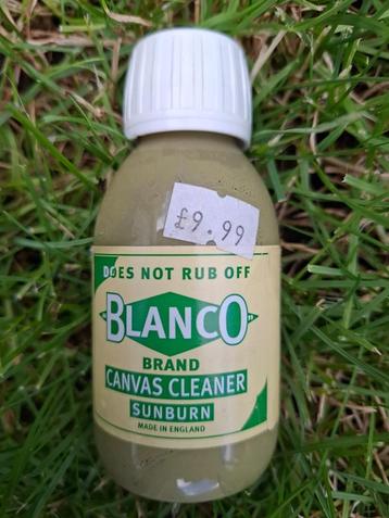 Blanco Brand Canvas Cleaner 100ml Sunburn Groen WW2 beschikbaar voor biedingen