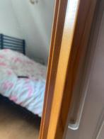 Rechthoekige Spiegel met Houten Frame, Ophalen, Minder dan 50 cm, 100 tot 150 cm, Zo goed als nieuw