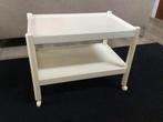 Modern theetafeltje wit, Huis en Inrichting, Woonaccessoires | Dienbladen, Ophalen, Gebruikt, Rechthoekig, Hout